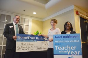 Teacher of the year Ariel Robinson.