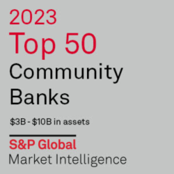 S&P Global Top 50 2024 S&P Top 50 Community Banks 2023
